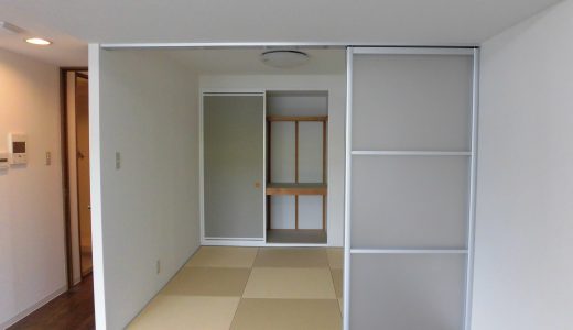 和室へアルミ建具